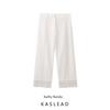Kaslead New Arrival Women's Clothing Fashion Style Fashion Casual High Waist Hollow Out Stitching Pants 4786262