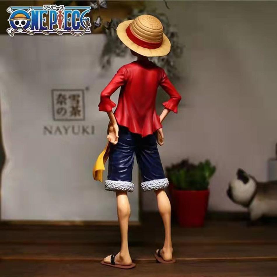 28 см Аниме Фигурка One Piece Уверенный Улыбающийся Луффи Три Формы Сменное Лицо Фигурка Действия Кукла ПВХ Модель Игрушки Коллекция Подарки