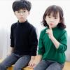 Свитера для девочек, однотонные свитера ярких цветов для мальчиков, осенняя шерстяная футболка для маленьких девочек, свитер, детская одежда, пуловер для девочек