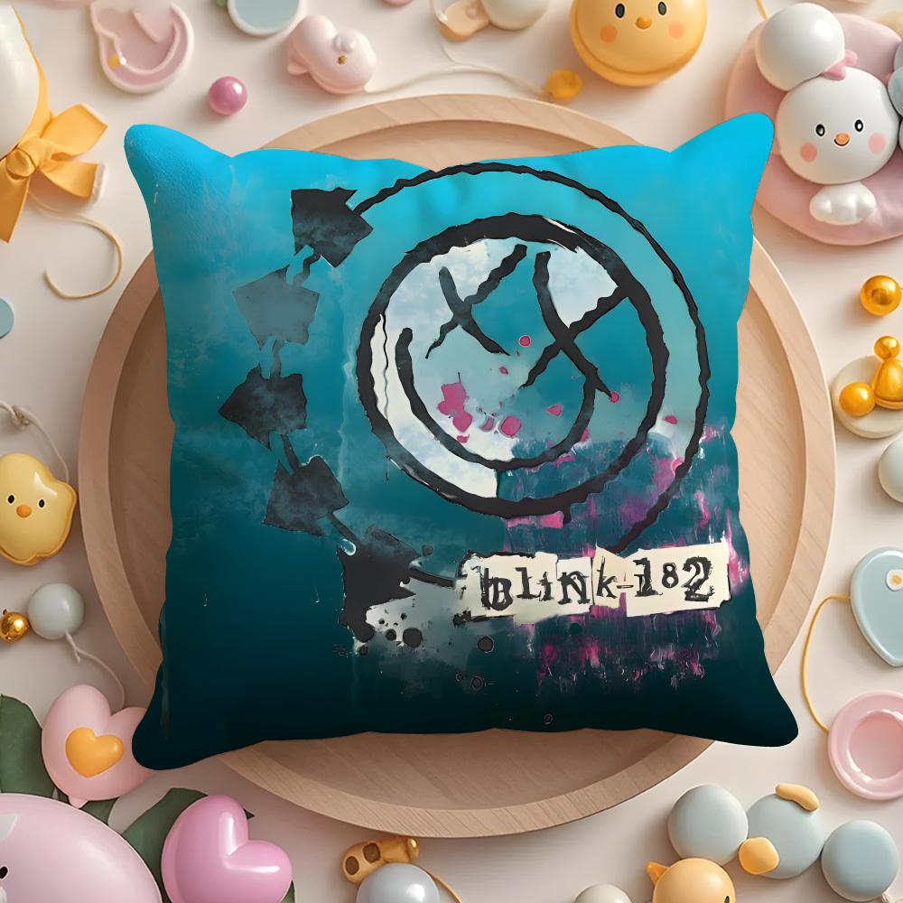 Чехол на подушку с изображением группы B-Blink-182, для дома и автомобиля, многоцелевой чехол для подушки - Двусторонний, Мягкий и прочный для ежедневного использования