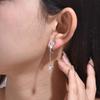 Earrings for 5A Metal Allergy Wedding White Birthday Popular for Women FH.bird Women, Popular, Swinging, Painless, Zirconia, Resistant, Earrings,