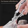 German Multi-Purpose Stainless Steel Kitchen Scissors for Chicken, Fish, and BBQ