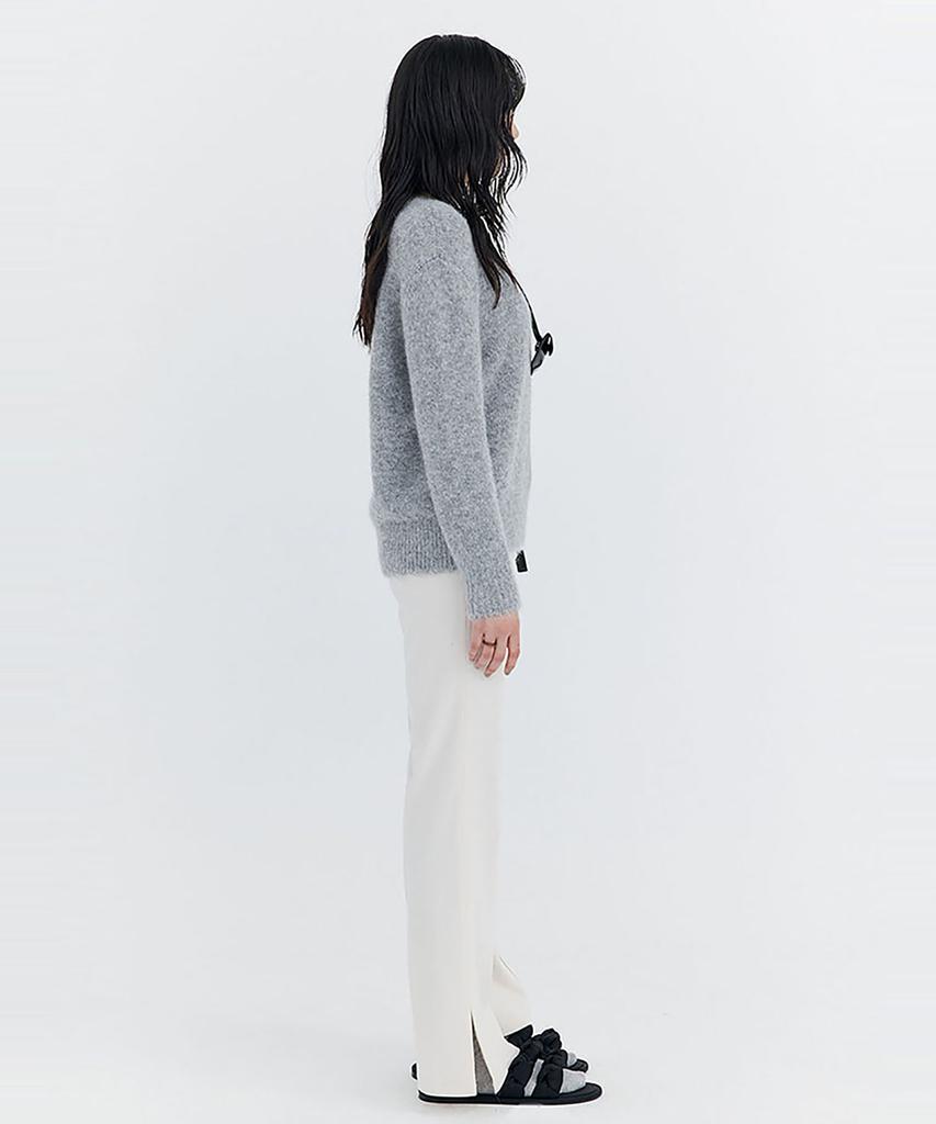 WNDERKAMMER Corduroy Semi-Bootcut Pants_Ivory