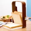 Foldable Bread Cutter with 4 Thickness Options Baking Tool Durable Adjustable Loaf Slicer Bread Slicing Guide