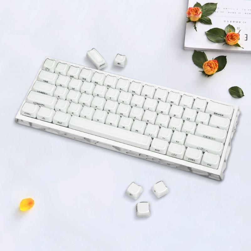 MAO Высота ABS PC Гелевая Текстура Колпачки для Клавиш 119 Клавиш Полный Комплект Для Игровых Механических Клавиатур И Магнитных Переключателей