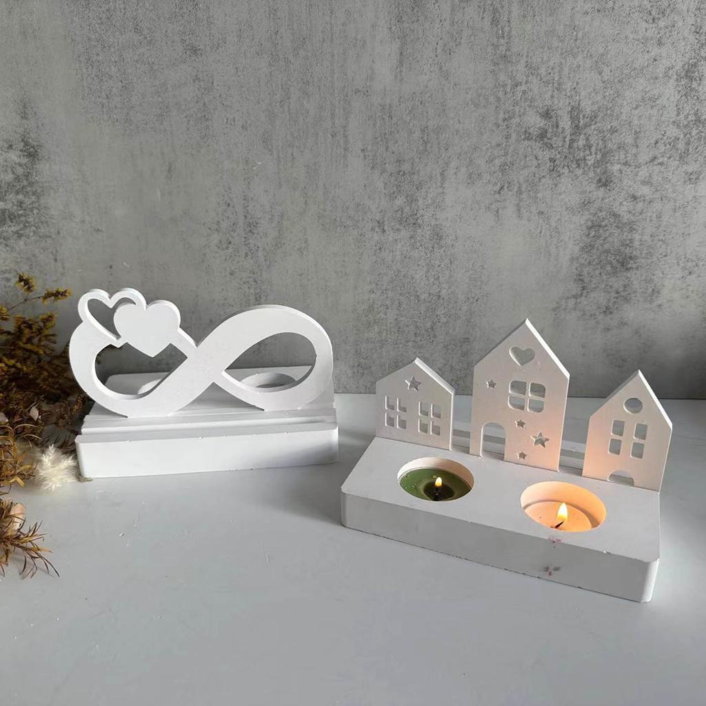 Geometric Candle Mold Silicone Mold for Candle Holder Reusable Candle Resin Epoxy Mould Casting Molds DIY Silicone Mould