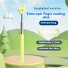 Durable Stainless Steel Teaching Pointer Telescopic Rod Finger Design Teaching Stick Classroom Finger Teachers