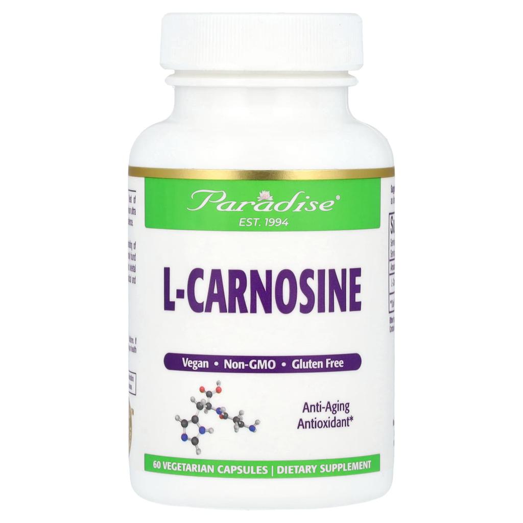 L-Carnosine, 60 Veggie Capsules (250Mg per Capsule)
