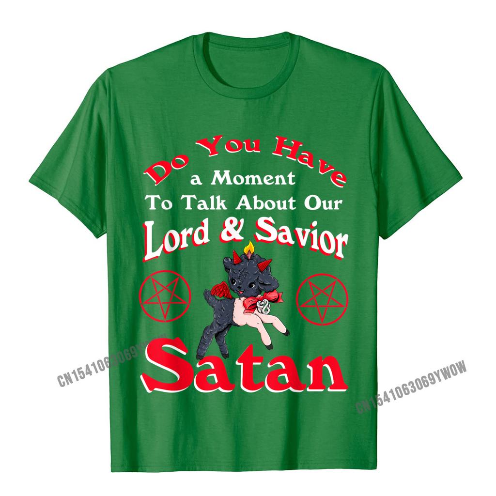 Satan Pentagram Funny Satanic Cute Baphomet Goat Occult TShirt Camisas Unisex Top TShirts For Unisex Tops Shirts Fashion Summer