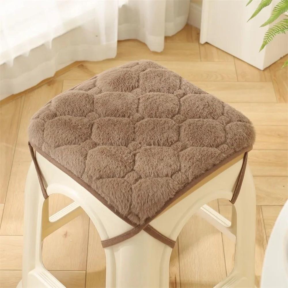 35x35cm Square Seat Pad Plush Chair Pad New Chair Cushion Home Office