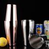 Stainless Steel Cocktail Shaker Mixer Wine Martini Boston Shaker For Bartender Drink Party Bar Tools 2-piece Set 550ML/750ML