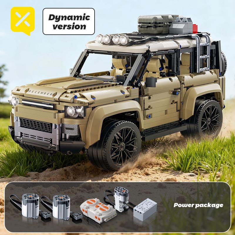 TOYLINX Внедорожник Строительные Блоки Радиоуправление Пакет Питания 1:Технический Автомобиль 8 Масштаба, Конструктор, Подарок для Детей