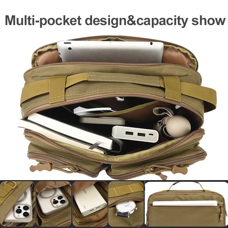 Trekking Handbags Shoulder Bag Camping for Man Hiking Travel Climbing Fishing Sling Crossbody Outdoor Weekend Molle Bag