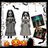 2D Flat Halloween Ghost Doll Ground Decoration Scary Doll Ground Plug-in Board Large Swing Ghost Decoration Horror Prop Plug in