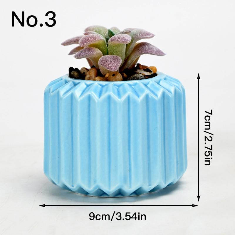 Простой керамический цветочный горшок, сочный горшок, кашпо, домашний декор, настольные украшения, садовые принадлежности, горшок для растений бонсай