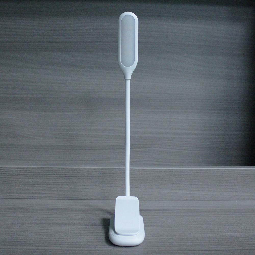 Светодиодная настольная лампа-клипса с USB-подзарядкой - Защищающий глаза книжный свет для общежитий
