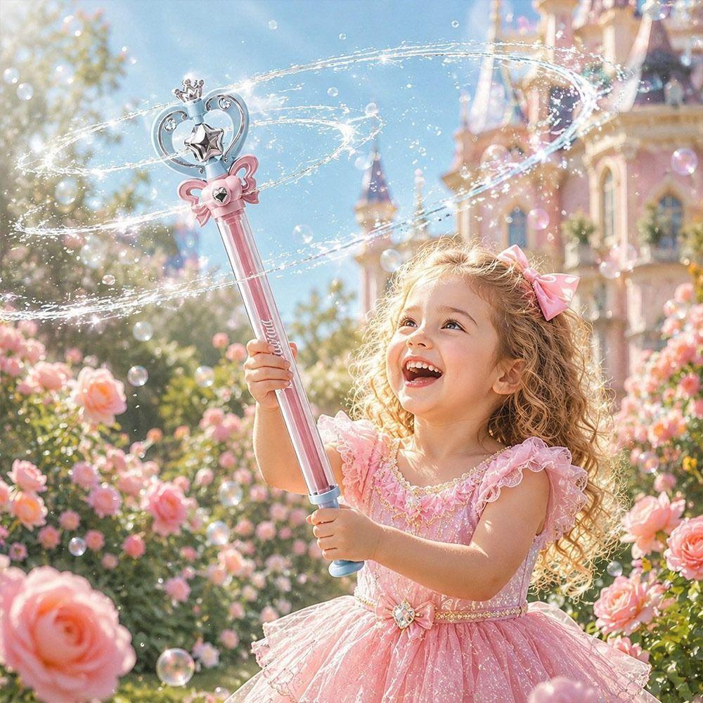 Splashing Fireworks Water Sprayer Sparkling Firework Fountain Creative Pull-Back Toy Kid Gift
