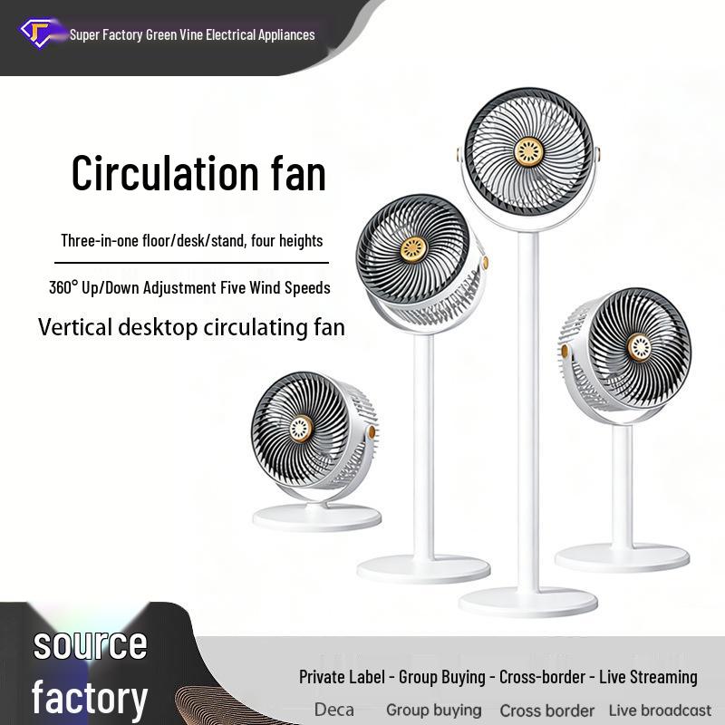 Retractable Dual-Use Electric Fan for Home, Office & Dorm