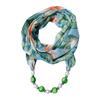 Gorgeous Beads, Circular Ring Scarf, Women's Scarf Accessories, Necklace, Ethnic  Scarf