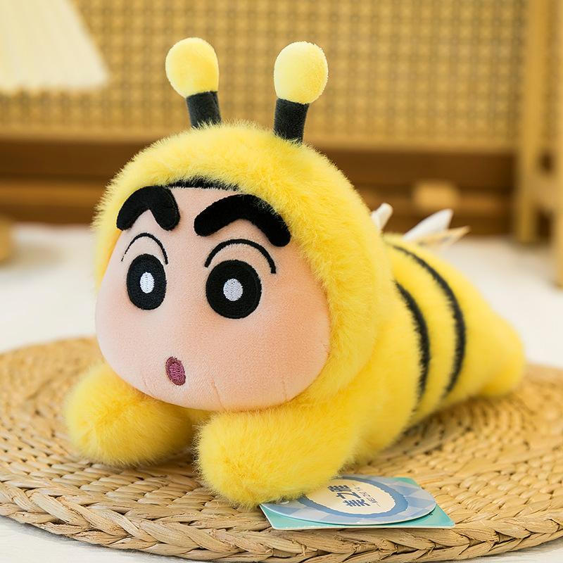 Lie Down Crayon Xiaoxin Aromatherapy Plush Toy Turned Into a Doll Crocodile Xiaoxin Doll Bean Bag Table with Doll