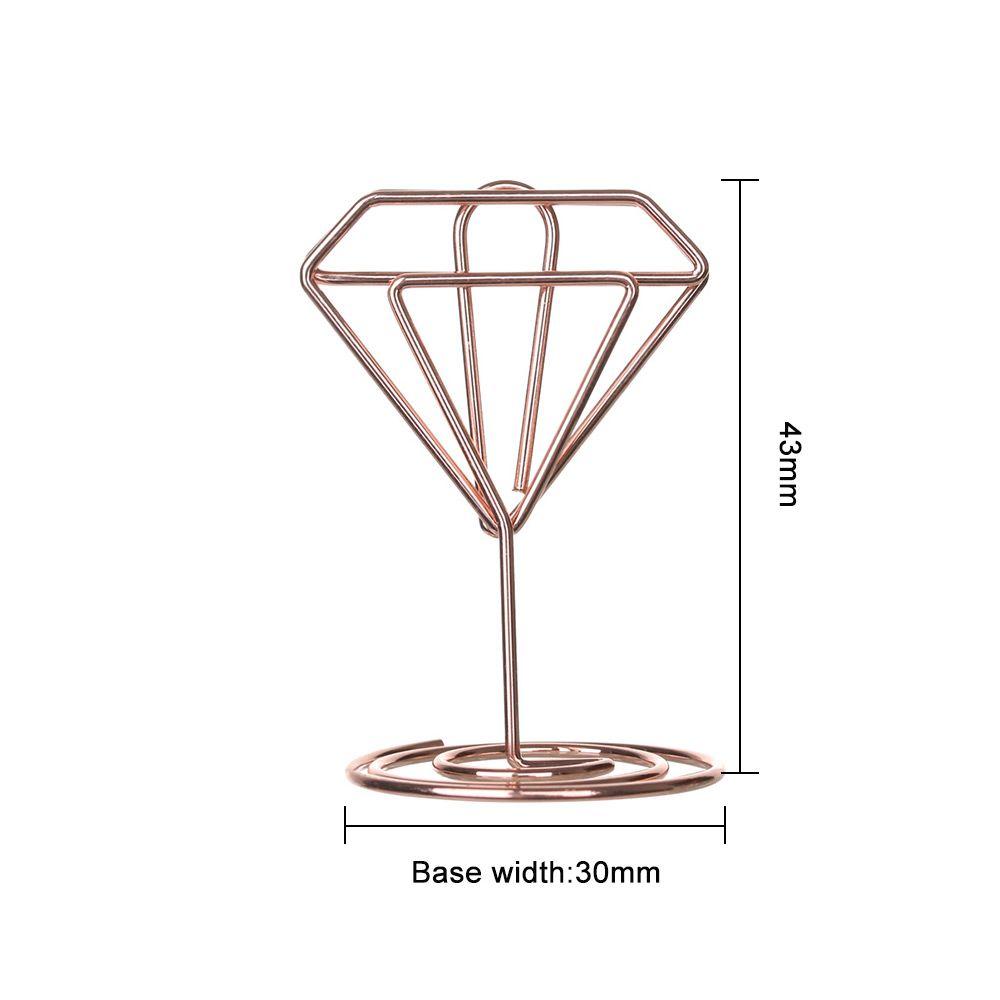 Настольное украшение в форме сердца, розовое золото, зажимы для фото, держатель номеров столов, зажимы для рассадочных карточек, подставка
