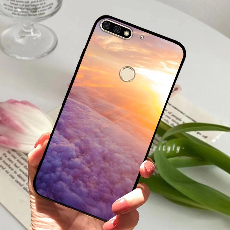 Чехол для Huawei Honor 7C Pro LND-L29 Силиконовый Ударопрочный Мягкий ТПУ Чехол для Телефона Для Huawei Honor 7C 5.99" Funda Honor7CPro Мультяшный