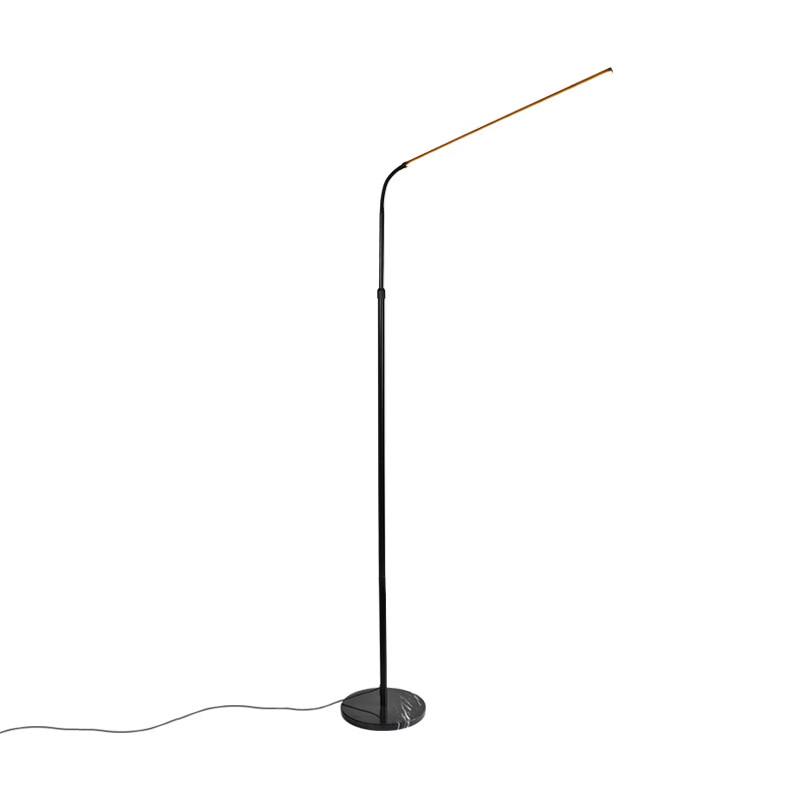 UOSU Black LED Floor Lamp with Remote Stepless Dimming