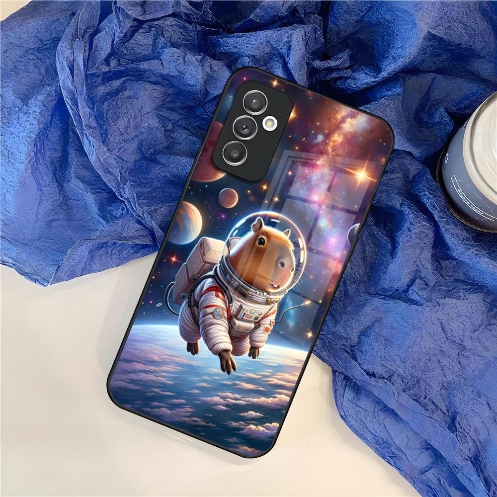 Cute Capybara Phone Case for Samsung Galaxy S26 S25 S24 S30 S21 S23 S20 S22 Fe Pro Edge Ultra Plus glass Cover