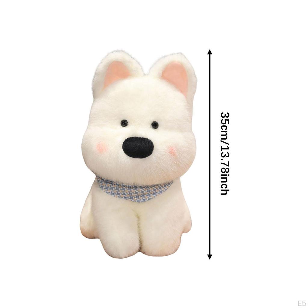 Dog Accompanied By Adorable Doll Realistic Simulation with Careful Finish And Comfortable Suitable