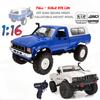New Full Scale RC Car 1:16 2.4G 4WD Rock Crawler Electric Buggy Climbing Truck LED Light On-road 1/16 for Kids Gifts Toys