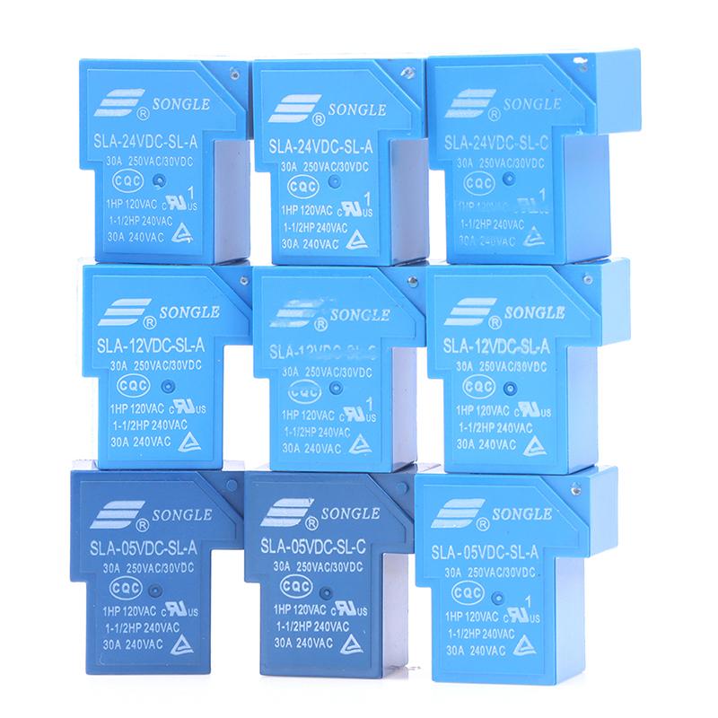 2 шт./лот 4/5/6-контактное силовое реле Sla-5Vdc-Sl-C Sla-12Vdc-Sl-C Sla-24Vdc-Sl-C