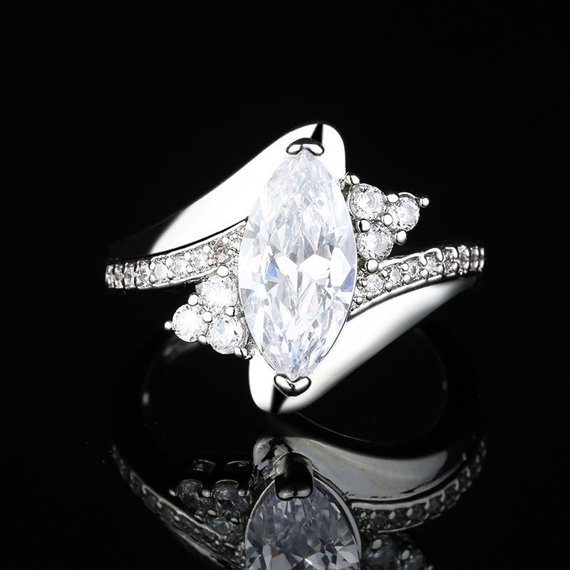 Классическое кольцо Lindon из медного сплава с цирконием, женские ювелирные изделия, свадебный подарок для вечеринки