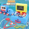 Baby Family Doctor Playing House Children'S Toy Set, Simulated Kitchen Cooking, Dinosaur Car Gift Box
