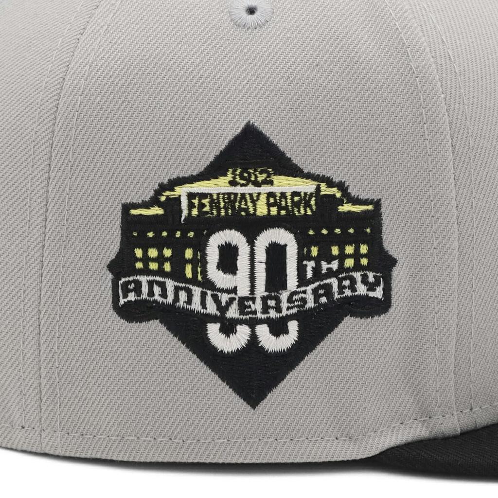 NEW ERA Cap 59FIFTY Boston Red Sox MLB Side Patch 2Tone Gray Black 70907354 NER35C4087 7 3/8
