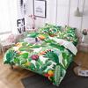 Мультяшный кактус король королева пододеяльник набор постельного белья суккулентные растения для взрослых зеленый тропический пустынные растения полиэстер пододеяльник