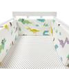 Soft Pure Cotton Removable and Washable Baby Crib Bumper, Anti-Collision, One-Piece Design