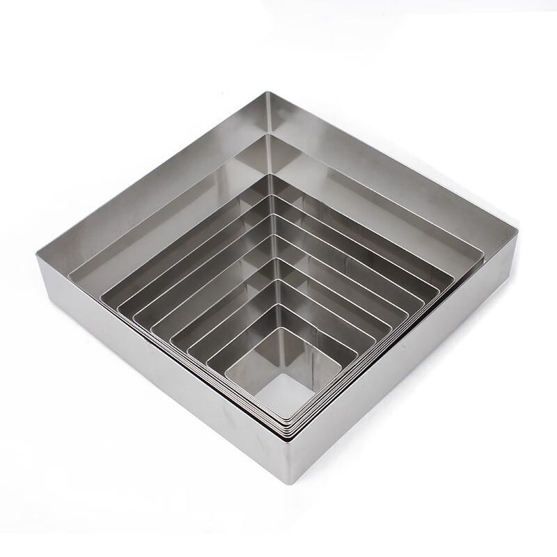 Квадратное кольцо для мусса из нержавеющей стали, форма для торта