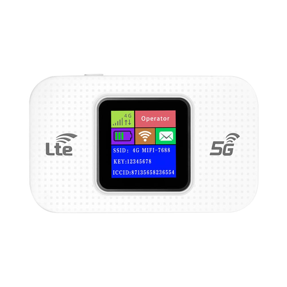 4G LTE Wi-Fi роутер Мобильный Wi-Fi роутер 150 Мбит/с Слот для SIM-карты 3650 мАч для автомобиля 4G Беспроводной роутер для SIM-карты Plug & Play