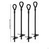 4Pcs Ground Anchors Tent Stakes Heavy Duty Accessories Camping Anchor Pegs for