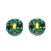 VERUNIS Small Wireless LED Light with Magnetic Switch, No Wiring Required, for Plastic Model Kits, Gundam Model Kits, and Figures, Yellow, Set of 2