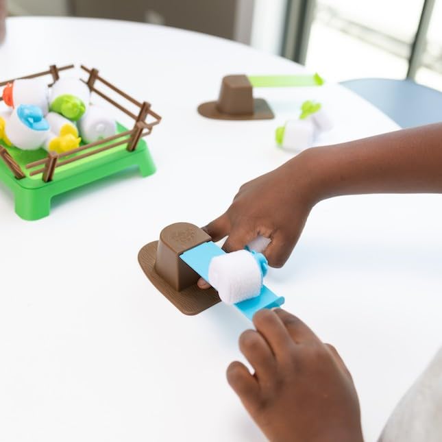 Захватывающая игра Fat Brain Toys «Куча овец» для детей и семей, запускай и прикрепляй овец!