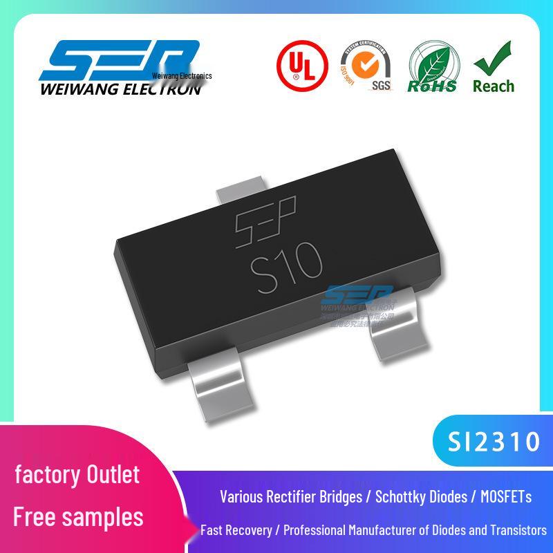 SEP SI2310 S10 SOT-23 60V 3A N-Channel FET
