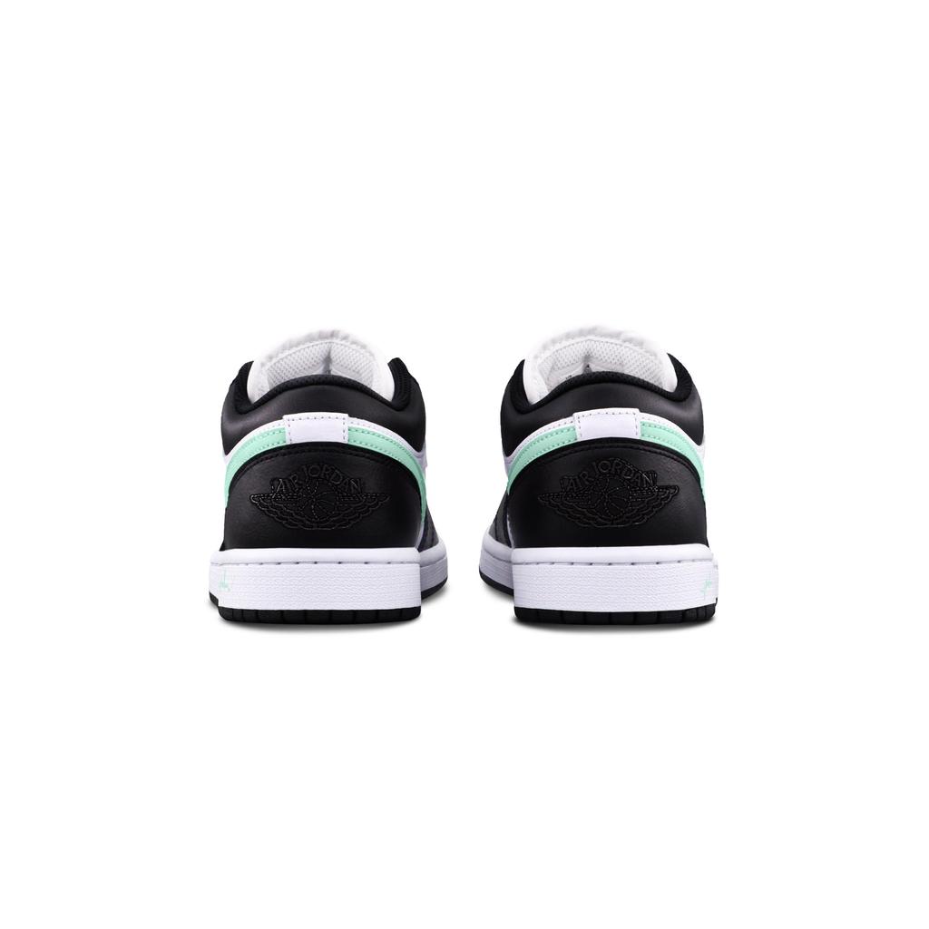 Jordan Air Jordan 1 Зеленый Супермен Износостойкие Низкие Винтажные Баскетбольные Кроссовки Унисекс Черно-Зеленые 553558-165(Команда766-)