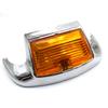 Для Harley FLSTC Heritage Softail Classic Electra Glide Standard Мотоцикл Линза Переднее Крыло Кончик Световой Сигнал Кромка 5050LED Хром