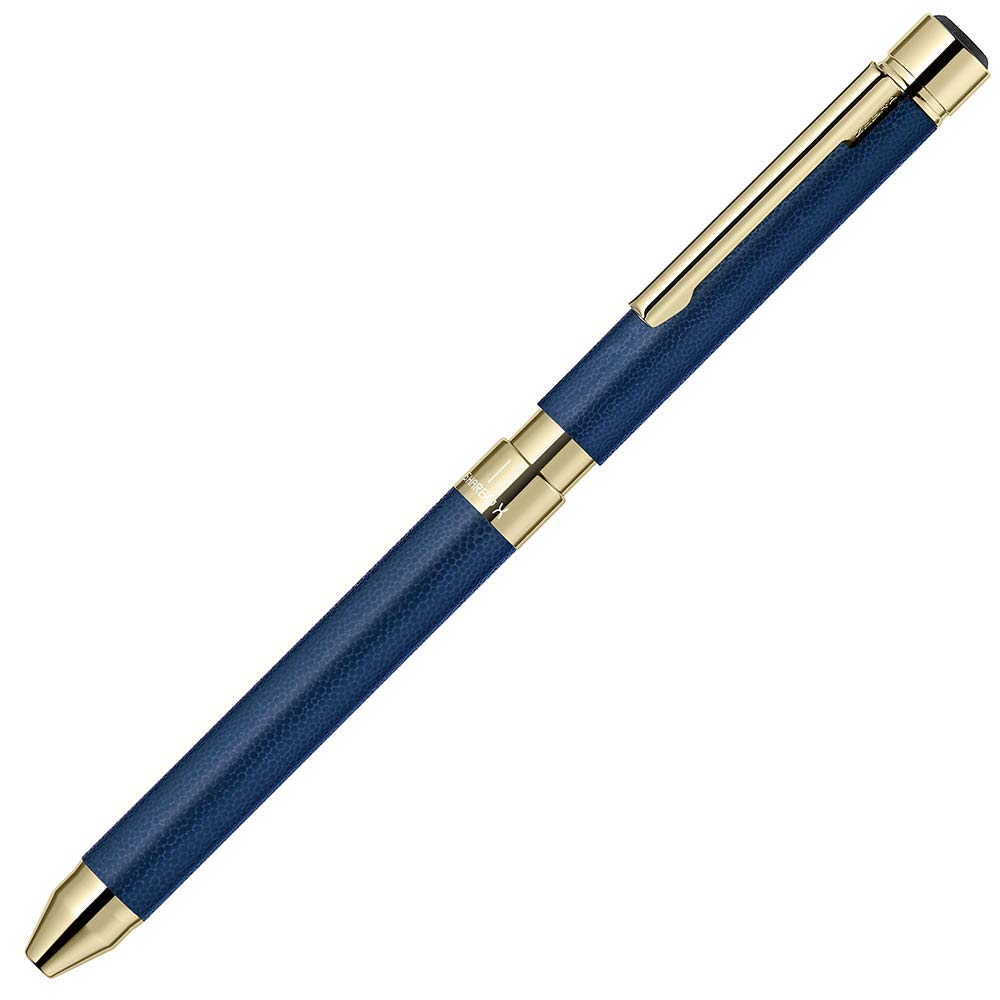 ZEBRA Pen Shabo X SL6 Leather Navy Multi-Function SB36-LNV