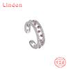 Классическое кольцо Lindon из стерлингового серебра 925 пробы с цирконом, женские ювелирные изделия, свадебный подарок для вечеринки