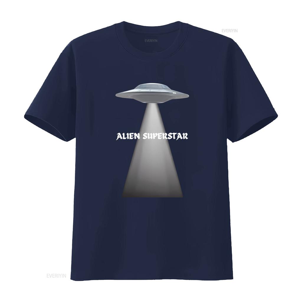 Футболка Alien Superstar 2023 Beyonce Renaissance Tour Мерч НЛО винтажная Стиранная Слегка Универсальная с принтом Стильная мужская