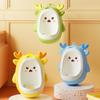 Boys Potty Training Urinal Cartoon Animal Shape Wall-Mounted Pee Trainer with Rotating Windmill Target Children Urinal