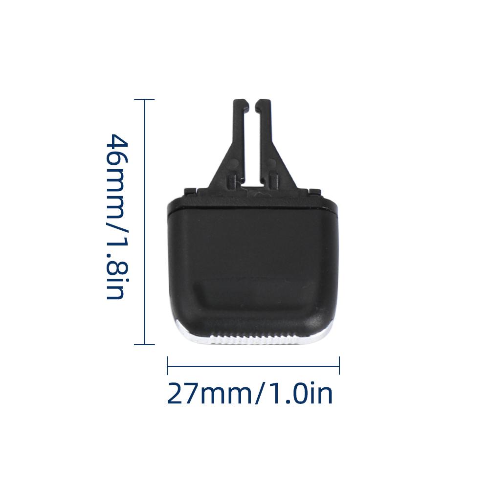 98155214202 Black Car Front Dashboard AC Vent Grille Outlet Tab Clip Slider For Porsche Boxster A/C Air Vent Trim Replacement