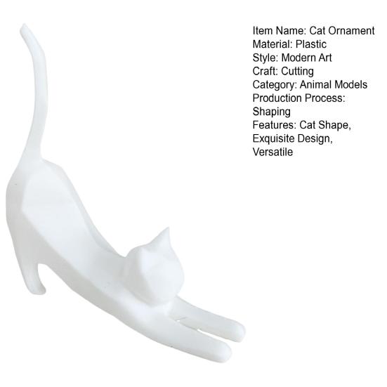 1/2/3 шт. Реалистичная скульптура кошки, напечатанная на 3D-принтере, ручной работы, имитация кошки, украшение для вечеринки, домашний декор, подарок для любителя кошек